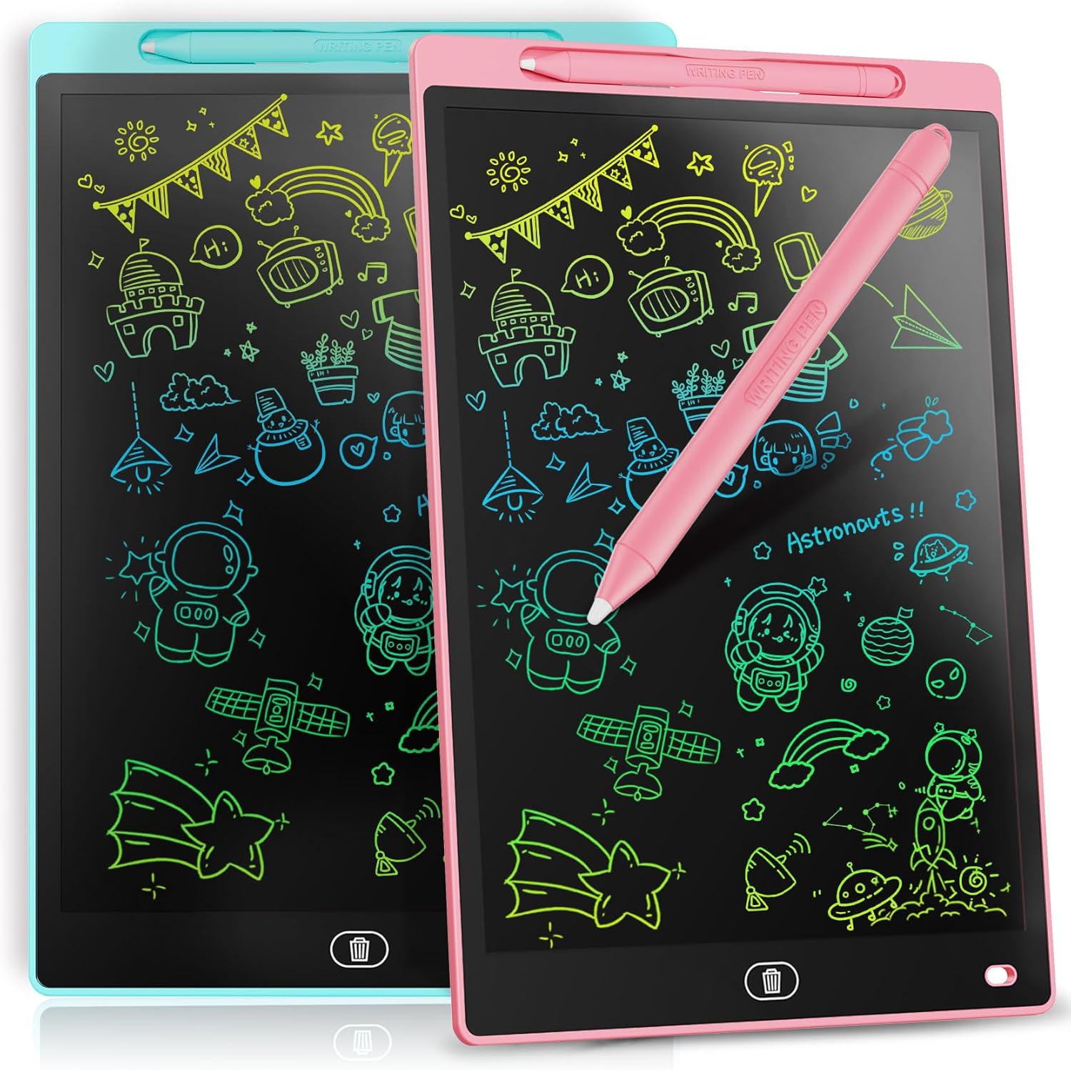 Genialba 8.5 Inch LCD Writing Tablet 2 Pack front view