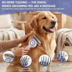 DDXCOOX anti static cat and dog grooming brush water tank close up
