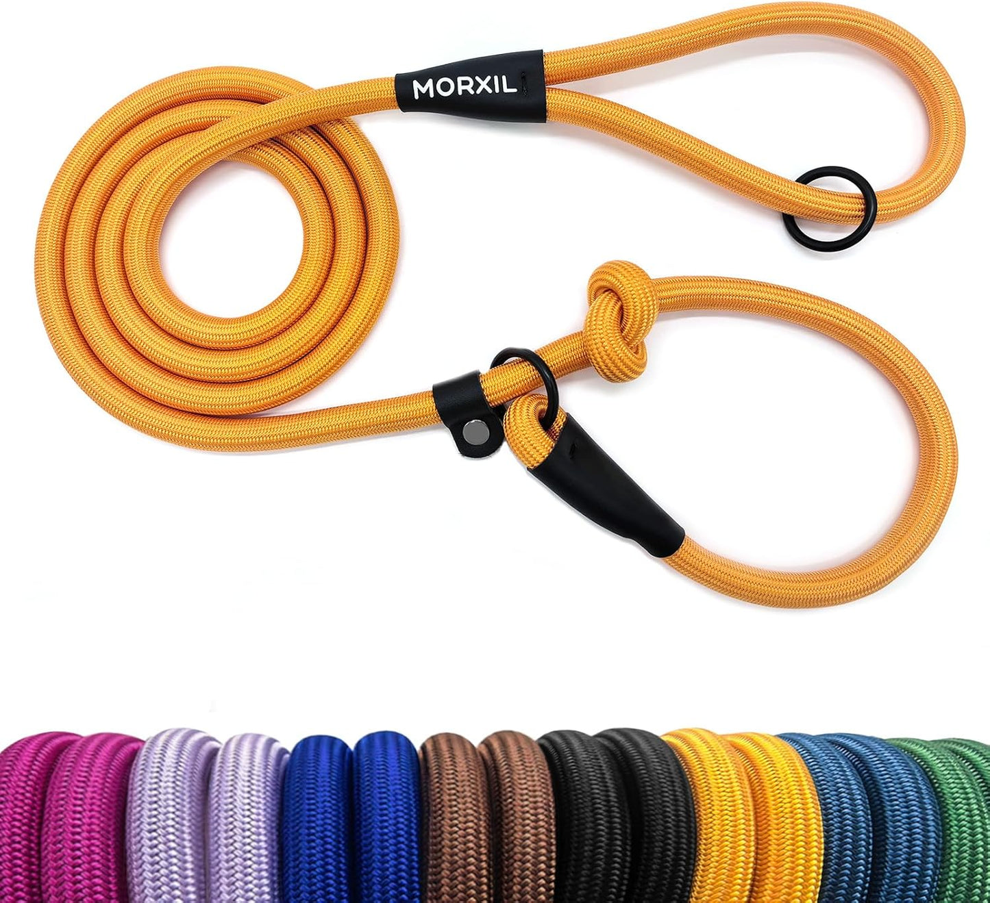 Slip Leads for Dogs, Heavy Duty No Pull Dog Training Leash, 6FT Strong Nylon Rope Slip Leash for Large Medium Dogs, Durable Comfortable Pet Control Leashes (Purple) - Image 12