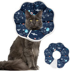 Depets Adjustable Recovery Pet Cone E-Collar for Cats Kittens Rabbits, Plastic Elizabeth Protective Collar Wound Healing Practical Neck Cover, Neck Girth 6.1 in - Image 11