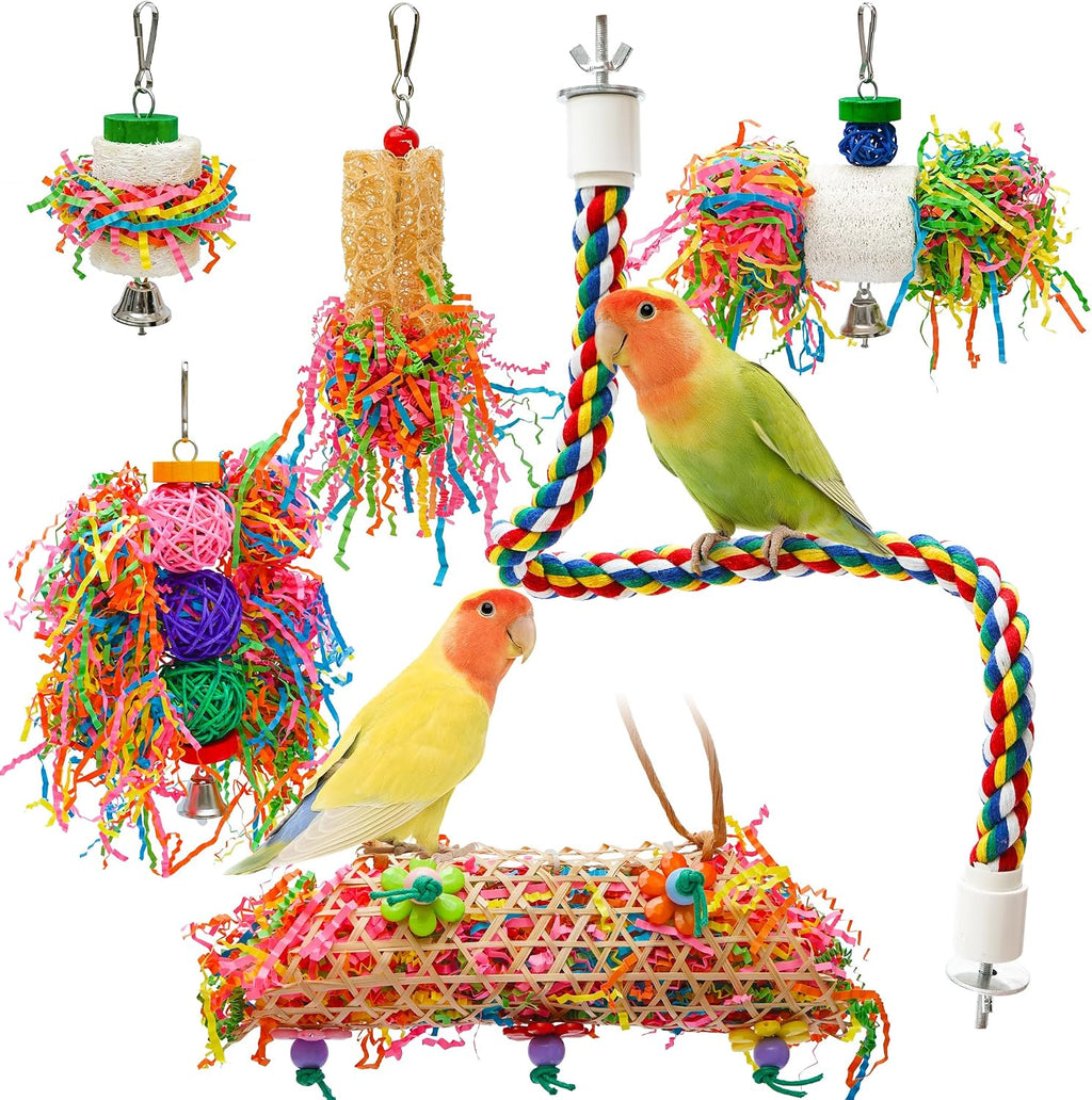 Agroria four pack bird toys complete set