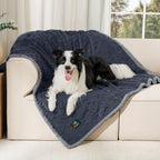 Luciphia Waterproof Pet Blanket, Liquid Pee Proof Dog Blankets for Sofa Bed Couch, Reversible Sherpa Fleece Furniture Protector Cover for Small Medium Large Dogs Cats,Khaki Small40" x 28" - Image 10