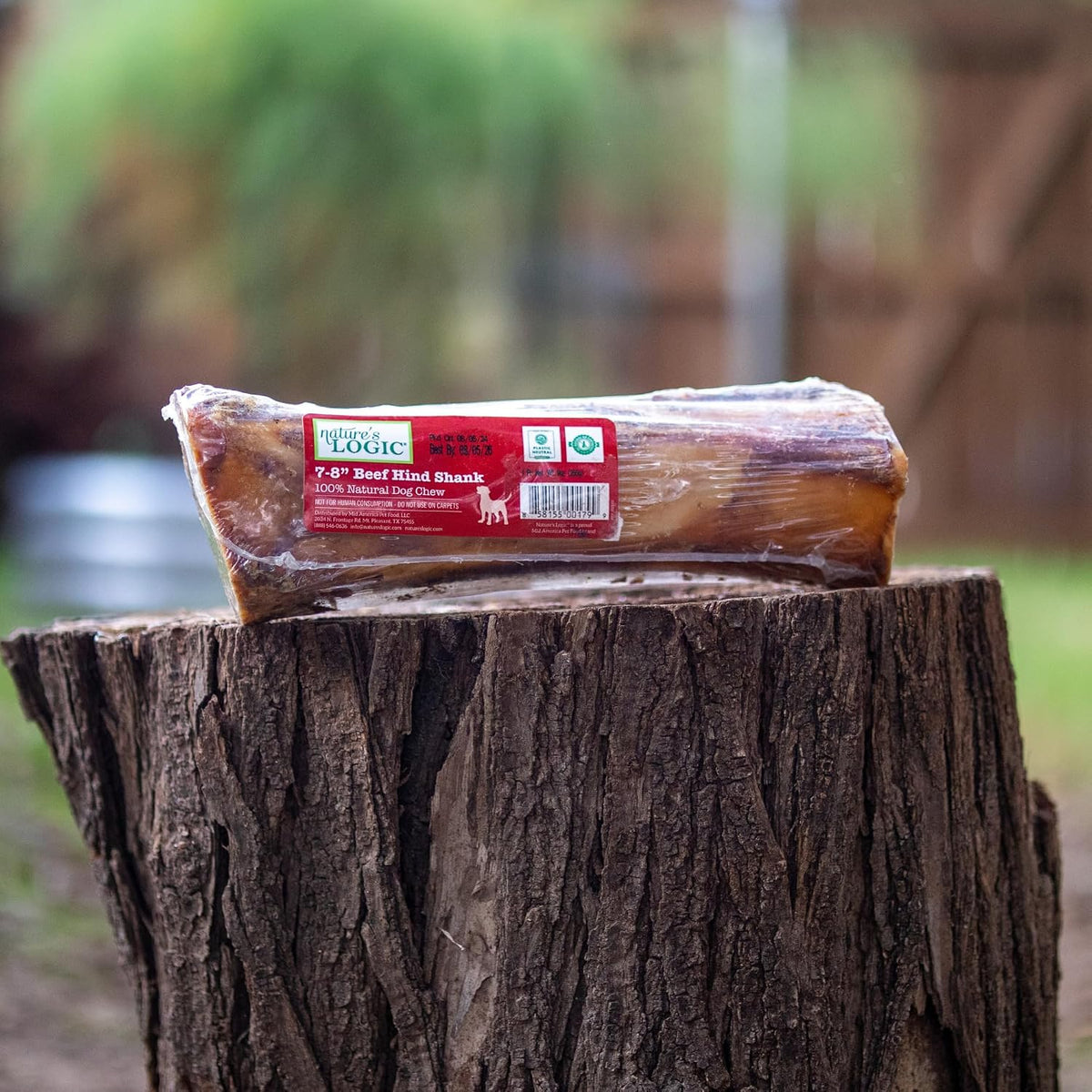 NATURE'S LOGIC Beef Hind Shank Bone - 7-8'' Long Chew - Collagen & Protein Source for Dog Dental Health & Occupation - Carnivore Appropriate Recreational Chewing & Dental Care - Large Hind Shank - Image 9