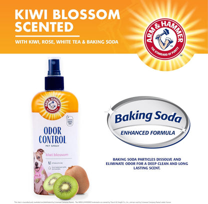 Back label of Arm and Hammer pet deodorizing spray