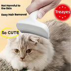 Treayes small green brush showcasing the durable skin friendly curved blade design.