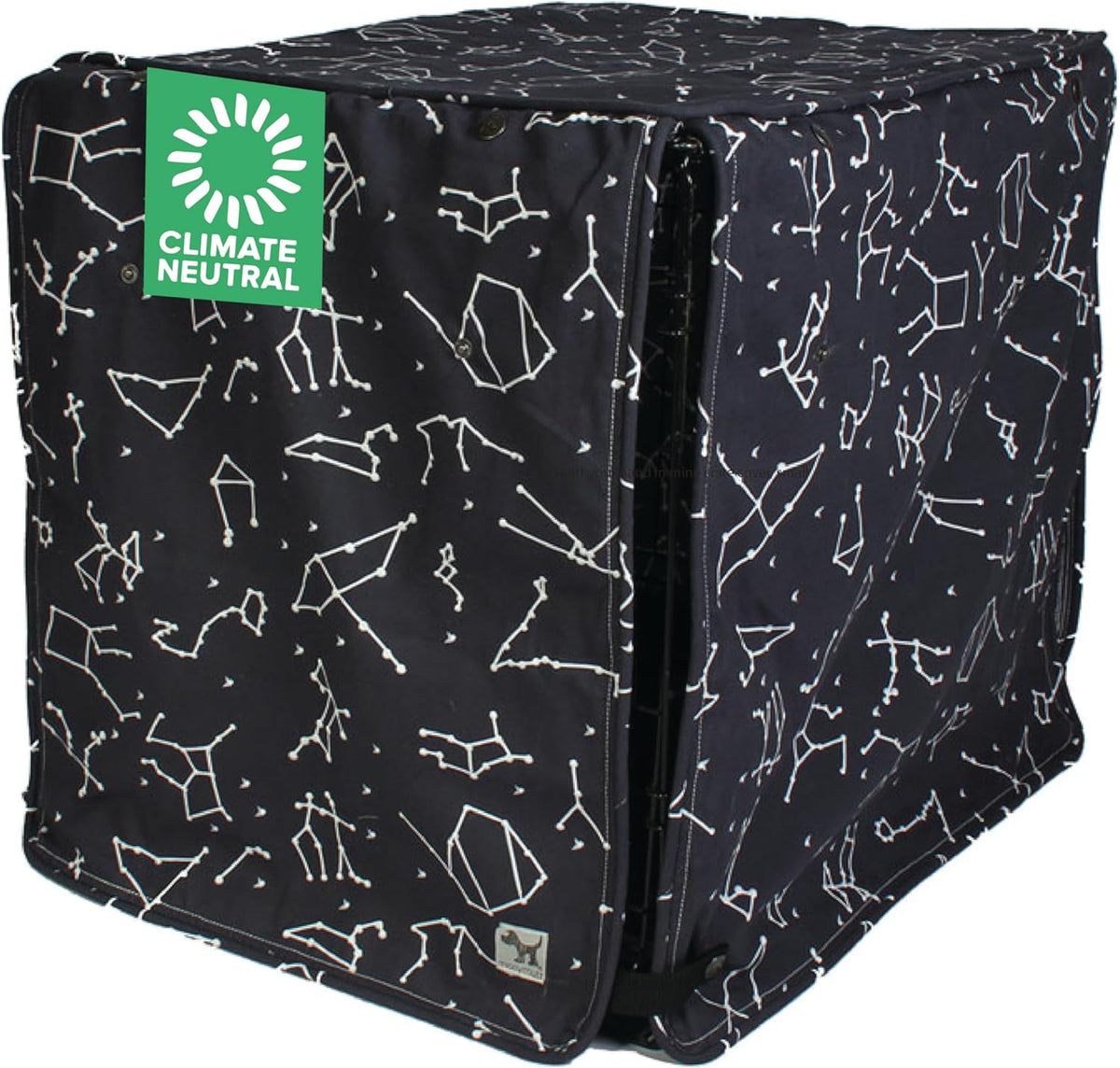 Molly Mutt Wild Horses Dog Crate Cover, 100% Cotton Canvas Cover with 2 Roll-Up Panels, Ideal for Dog or Cat Crate, Durable, Washable, and Free of Harmful Chemicals, 36" x 24" x 27" - Image 14
