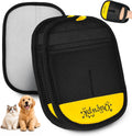 Quewpk pet hair removal glove front view for dog and cat fur removal