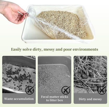 Pack of 50 disposable liners for small animal hygiene