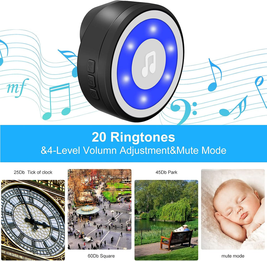 Side profile of waterproof dog doorbell button for outdoor use