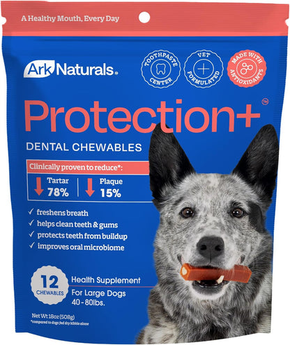 Ark Naturals Protection Plus Brushless Toothpaste for Mini Breeds, 4 oz Bag, Dog Dental Chew with Toothpaste Center, Prevents Plaque & Tartar, Freshens Breath - Image 11