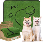 Qeils Reusable Puppy Pads, Washable Pee Pads for Dogs 2 Pack Durable Absorbent Leakproof Dog Training Pads for Home or Travel, Non-Slip Wee Wee Pads Potty Pads 18"x24" - Image 9