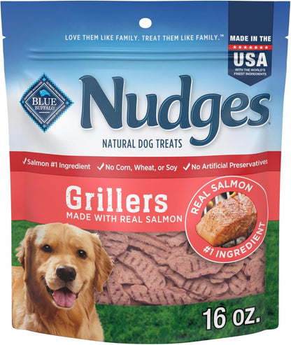 Blue Buffalo Nudges Chicken Grillers Natural Dog Treats, Tender & Meaty Dog Snacks, Easy-To-Tear for Training, Made in the USA with Real Chicken, No Artificial Preservatives, 16 oz. - Image 12