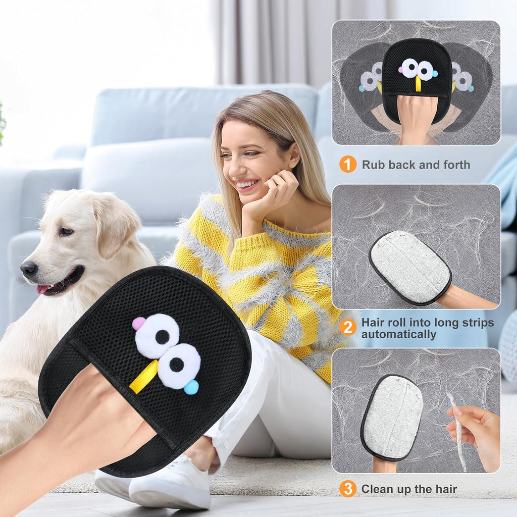 Zqjkle electrostatic pet hair remover cleaning furniture