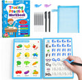 D-FantiX Magic Grooved Writing Practice Set front view showing four educational workbooks