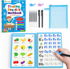 D-FantiX Magic Grooved Writing Practice Set front view showing four educational workbooks