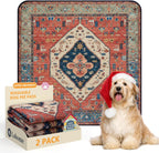 Lahome Reusable Washable Puppy Pads - 2 Pack Super Absorbent & Waterproof Dog Training Mats for Potty, Crate and Floor - Leakproof Pee Pads with Non-Slip Backing (Gray, 36"x48") - Image 14