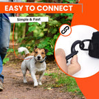 Loutep heavy duty triple stitched waterproof pet leash detailing durable build