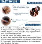 Adjustable 27.5 inch flea and tick collar for large dog breeds