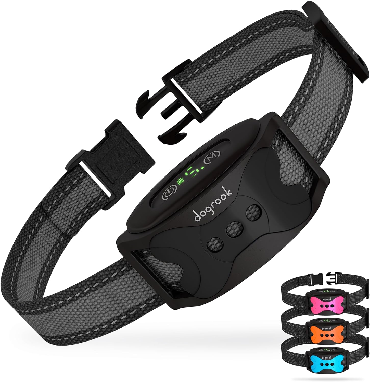 DogRook Dog Bark Collar | Smart Collar for Dog Training | No Shock | Beep & Vibration | Rechargeable | No Bark Collar for Dogs | Anti Bark Collar for Large Dog, Medium Dog, Small Dog | 12-110 lbs - Image 12