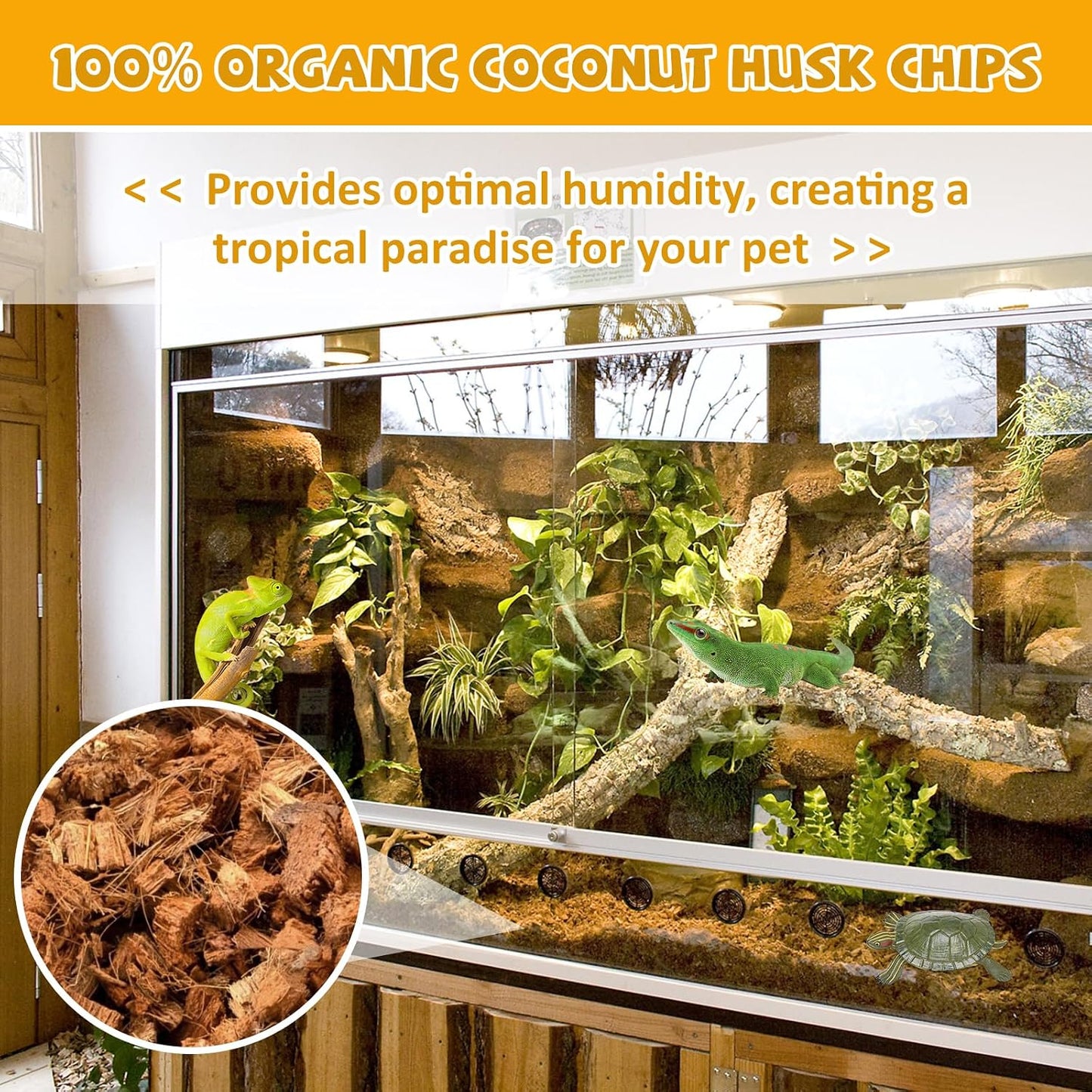 Legigo 72 quarts coco husk bedding packaging back directions