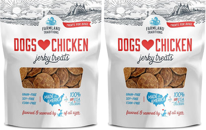 Farmland Traditions Filler Free Dogs Love Chicken Premium Jerky Treats for Dogs, 3 lb. Bag - Image 13