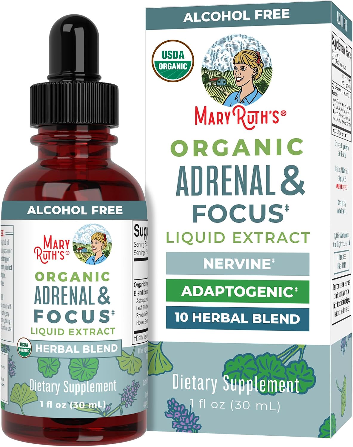 MARYRUTH'S Kids Focus & Attention Drops, USDA Organic Drops, 30 Servings - Image 10
