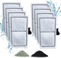 Zuqqony aquarium filter cartridges 8 pack front view clear water solution