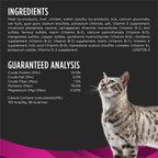 Purina Pro Plan Veterinary Diets feline formula nutritional information and feeding instructions close up