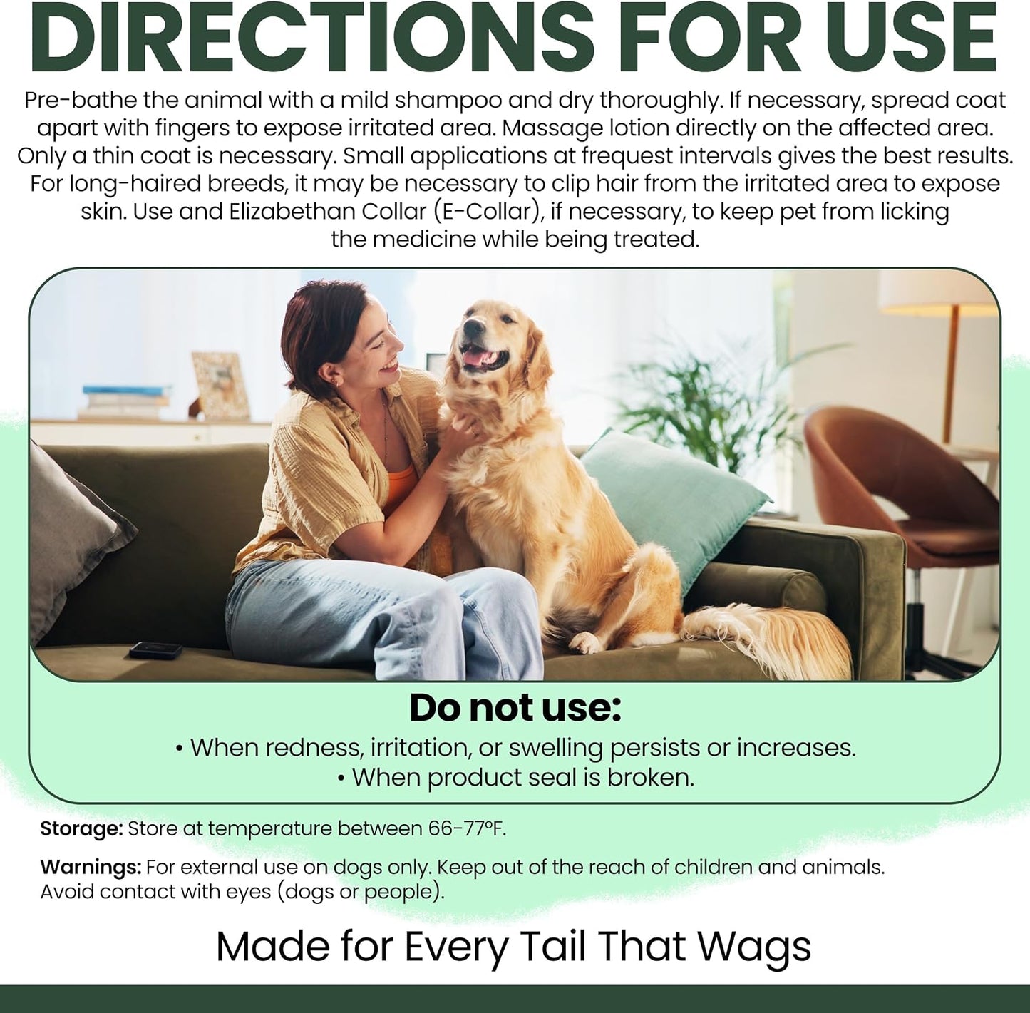 Chew and Heal Labs imported hot spot treatment for dogs bottle
