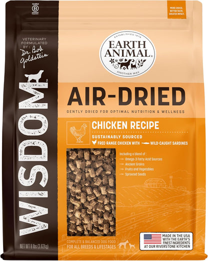Earth Animal Wisdom Air Dried Dog Food - from the Land Recipe Premium Natural Dry Dog Food for All Breeds & Ages - 8 Lbs Bag - Image 9