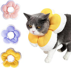 Cat Cone Collar Soft, Adjustable Kitten Cones After Surgery, Waterproof Kitten e Collar Soft to Stop Licking (Yellow Flower, XS) - Image 9