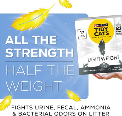 Side view of Purina Tidy Cats box showing instructions