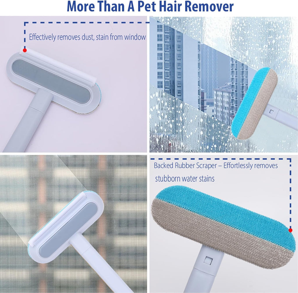 HappyLong lint brush being used on carpet