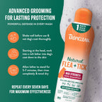 Anti tick and flea shampoo treatment for large and small dogs