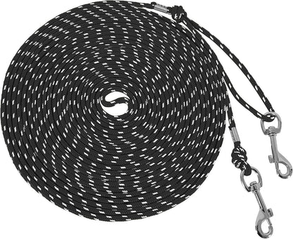 Reflective Cat Leash -50FT Cat Cable Out Escape Proof Walking Leads Yard Long Durable Safe Personalized Extender Leash Traning Play Outdoor for Puppies/Kittens/Rabbits/Small Animals - Image 12
