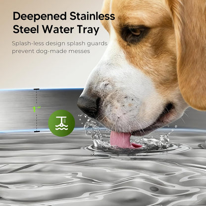 Pektaco dog water fountain detached for cleaning