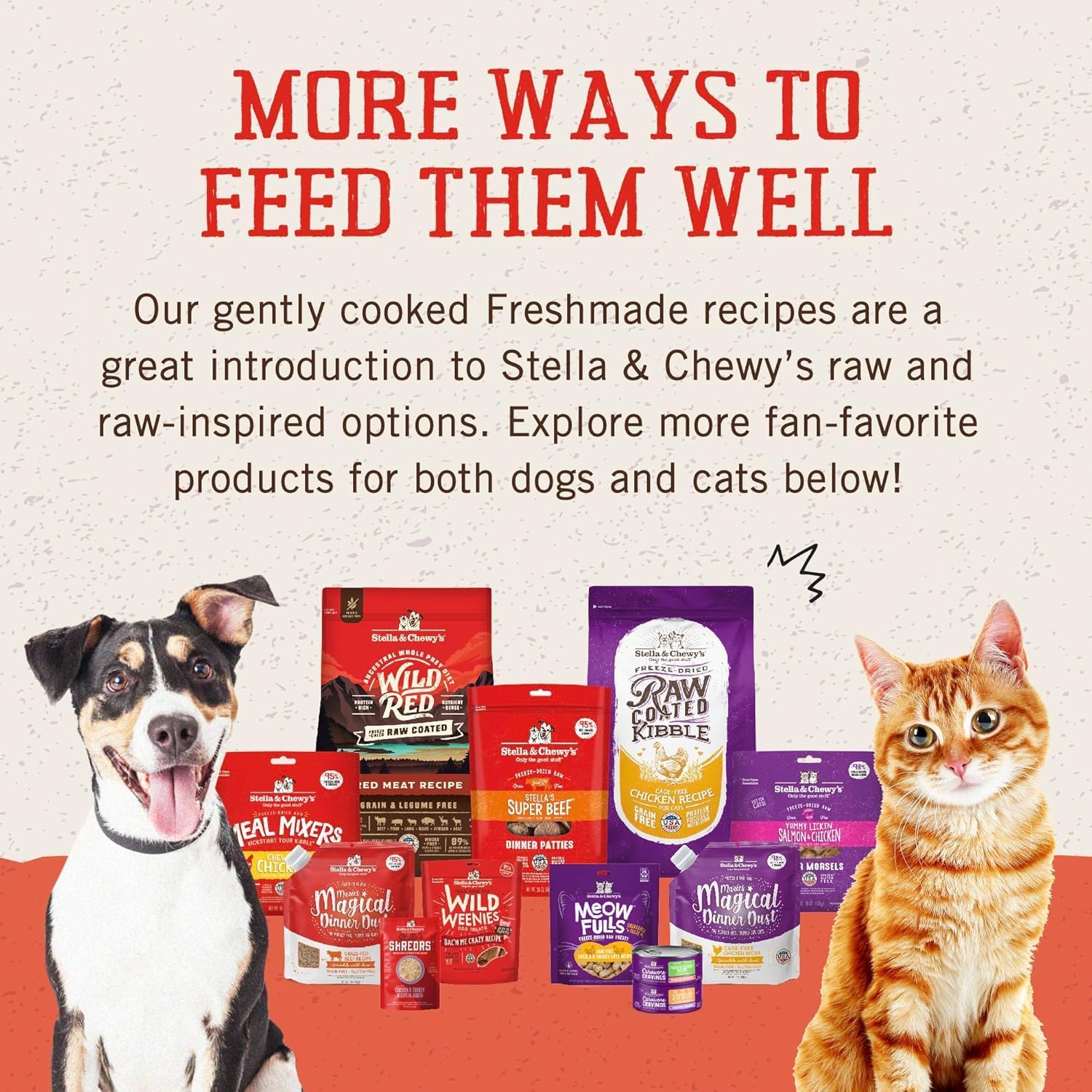 Human grade dog food ingredients featuring cage-free chicken