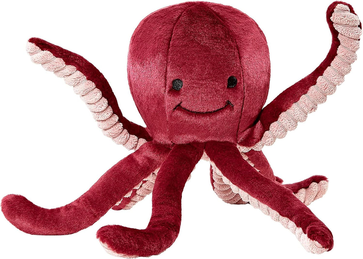 Fluff and Tuff 11 inch octopus toy for medium dogs