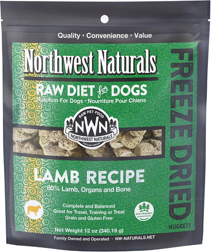 Northwest Naturals Freeze-Dried Beef Dog Food - Bite-Sized Nuggets - Grain-Free, High-Protein, Raw Diet, Human-Grade Ingredients, All Natural, Premium Quality, Healthy & Nutritious - 12 Oz - Image 9