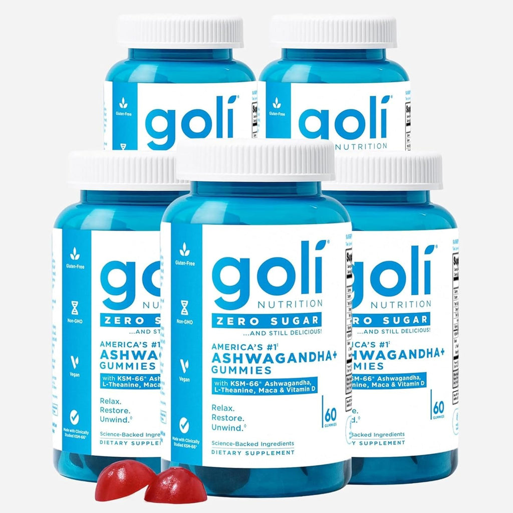 Goli Zero Sugar Ashwagandha Gummies with KSM-66, L-Theanine, Maca and Vitamin D - No Sugar Alcohols - Vegan, Keto-Friendly, Non-GMO - Image 11