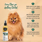 Wagging Tails professional oil based serum spray mechanism for easy pet application.