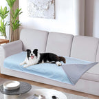 Premium Cooling Blanket for Medium Dogs - Breathable Summer Cold Pet Throw Blanket, Q-MAX>0.5, Washable Durable Soft Cooling Cat Mat for Hot Weather, Grey,30x40 - Image 9