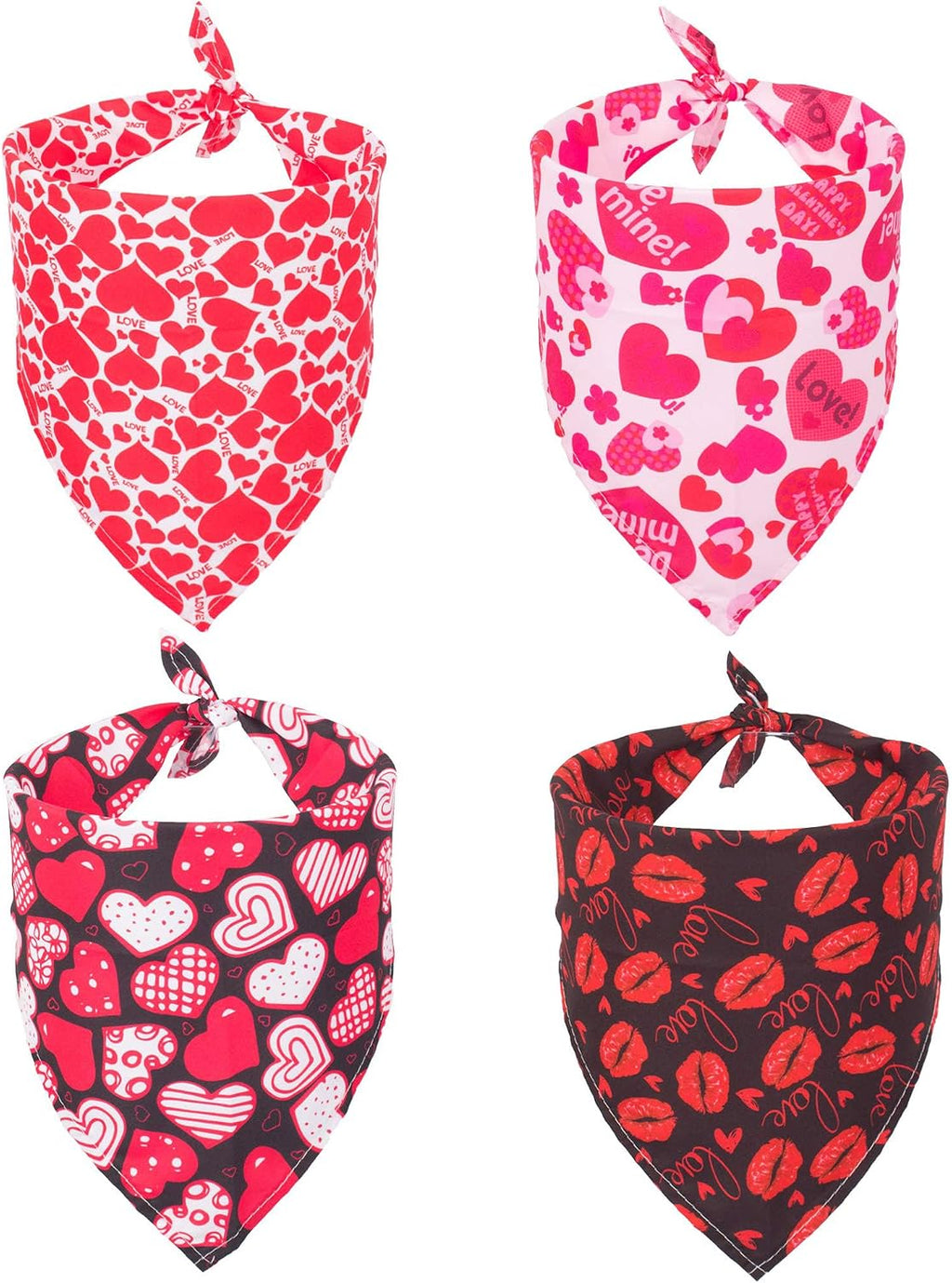 ADOGGYGO 4 Pack American Flag Dog Bandanas, Red Blue USA Flag Star Pet Scarf Bib, Pet 4th of July Bandanas Costume Accessories for Medium Large Dogs (Large) - Image 13