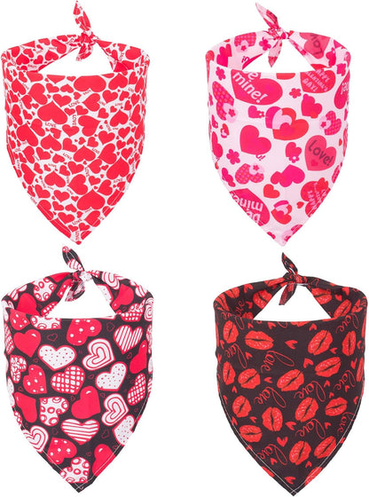 ADOGGYGO 4 Pack American Flag Dog Bandanas, Red Blue USA Flag Star Pet Scarf Bib, Pet 4th of July Bandanas Costume Accessories for Medium Large Dogs (Large) - Image 13
