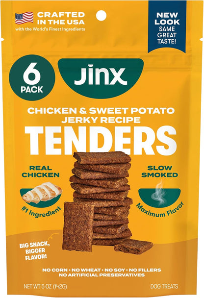 Jinx Tenders Salmon Jerky Dog Treats, All-Natural Ingredients, Soft and Chewy, Low-Calorie, Slow-Smoked Salmon & Pumpkin, No Fillers, 5oz - Image 14