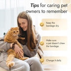 Qpets pet first aid cohesive tape set packaging