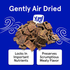 Texture detail of Trmc natural lamb dog jerky