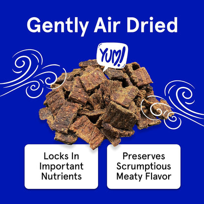 Texture detail of Trmc natural lamb dog jerky