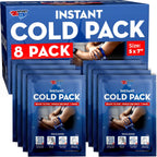 Sport Temp instant ice cold packs 8 pack front view