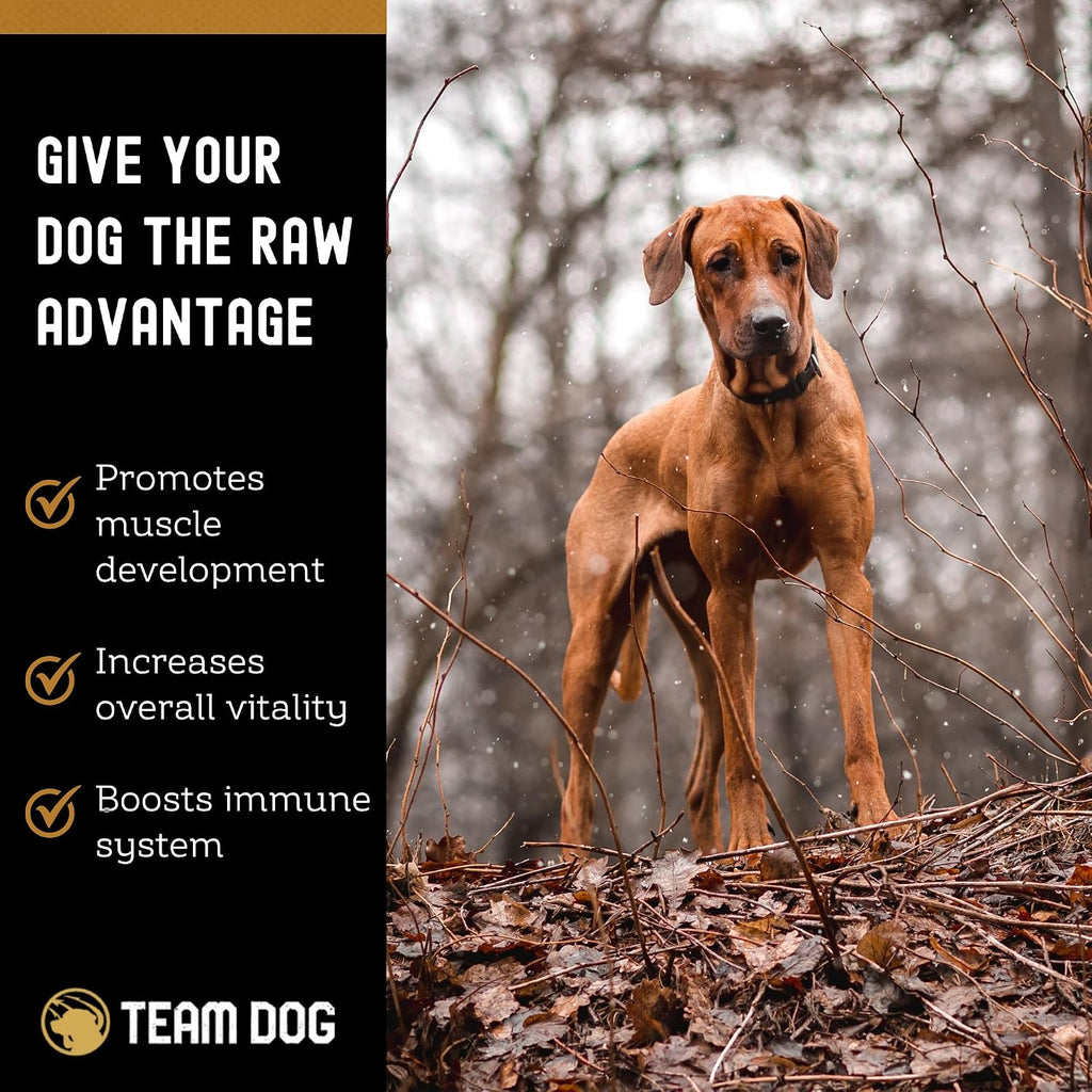 Frozen ground raw chicken dog food nutrition label